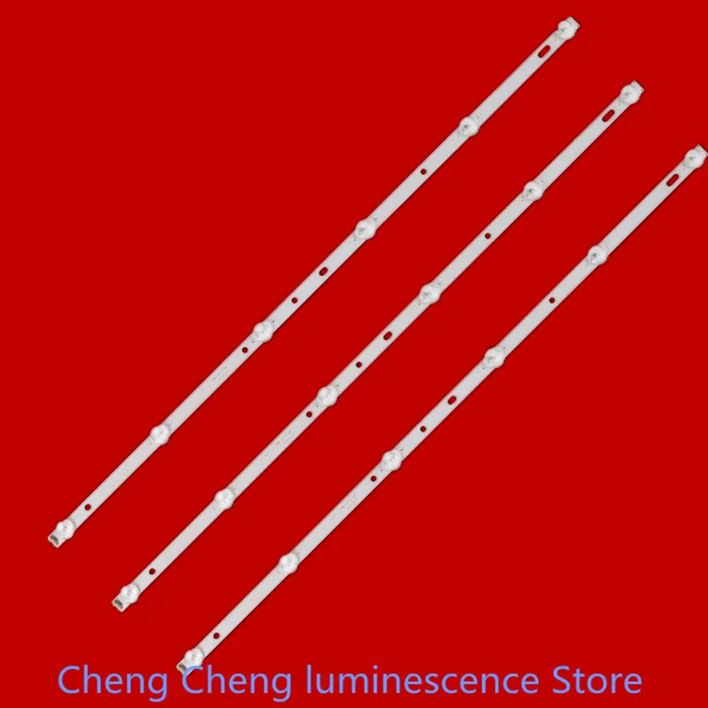

32 inch aluminium 100%new LCD TV backlight bar FOR DLED32SLT 3X6 0005 JL.D320427005-T JL.D321225006-T 3V 582MM 3LED
