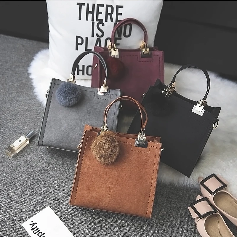 Female Shoulder bags for women 2024 New fashion crossbody bag luxury handbags women bags designer travel Hairball bag