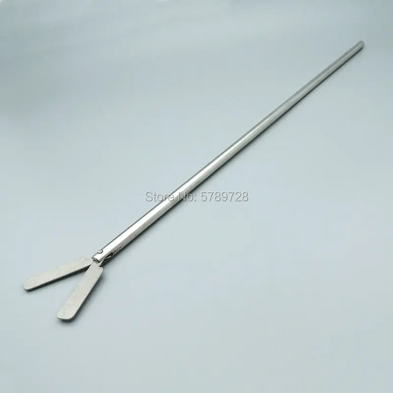 1pc Stainless steel two blade paddle, centrifugation style agitator with movable blades for laboratory stirring experiments