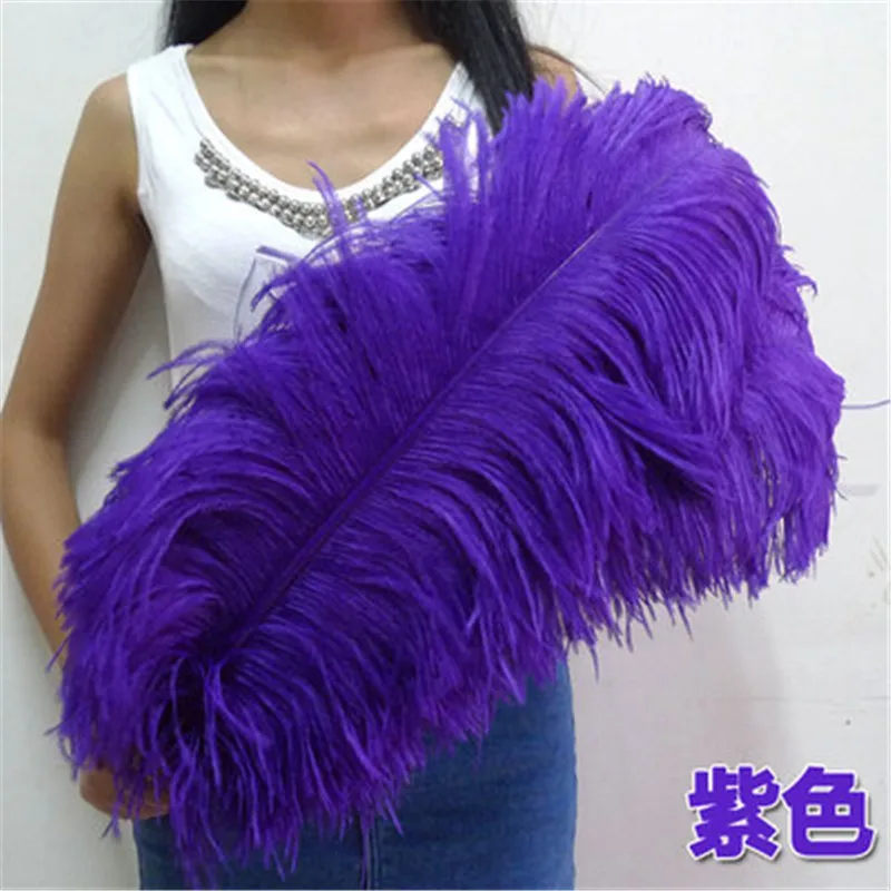 The New 10pcs/lot High Quality Ostrich Feather 70-75cm/28-30inches Celebration Home Craft Wedding Party Diy Plumas De Faisan