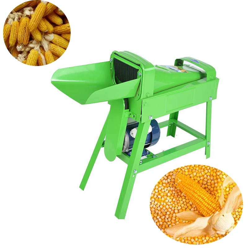 Mini Maize Thresher Machine Removing Corn Cob Seed Separator Threshing Machinery  for Home USe