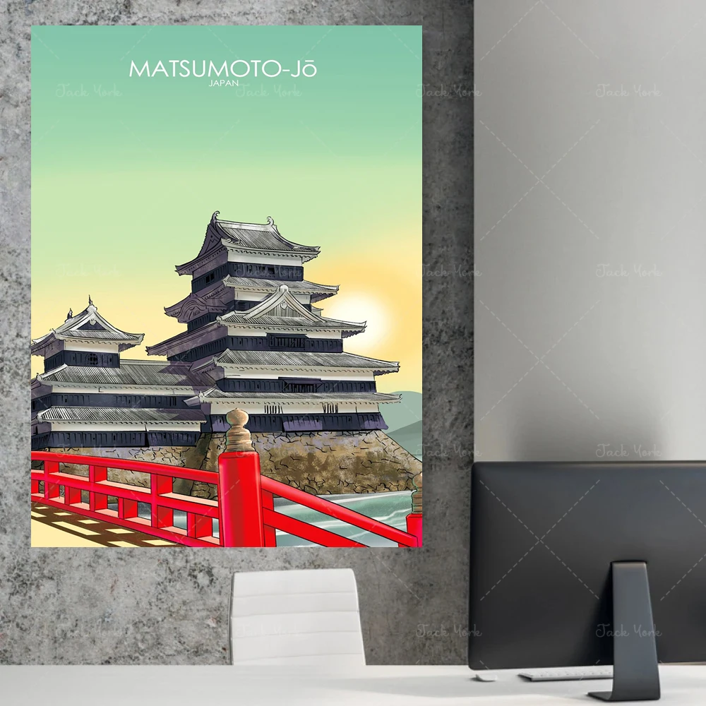 Matsumoto Print, Matsumoto Wall Art, Matsumoto Poster, Japan Print, Japan Wall Art, Japan Poster, Architecture Print, Architect