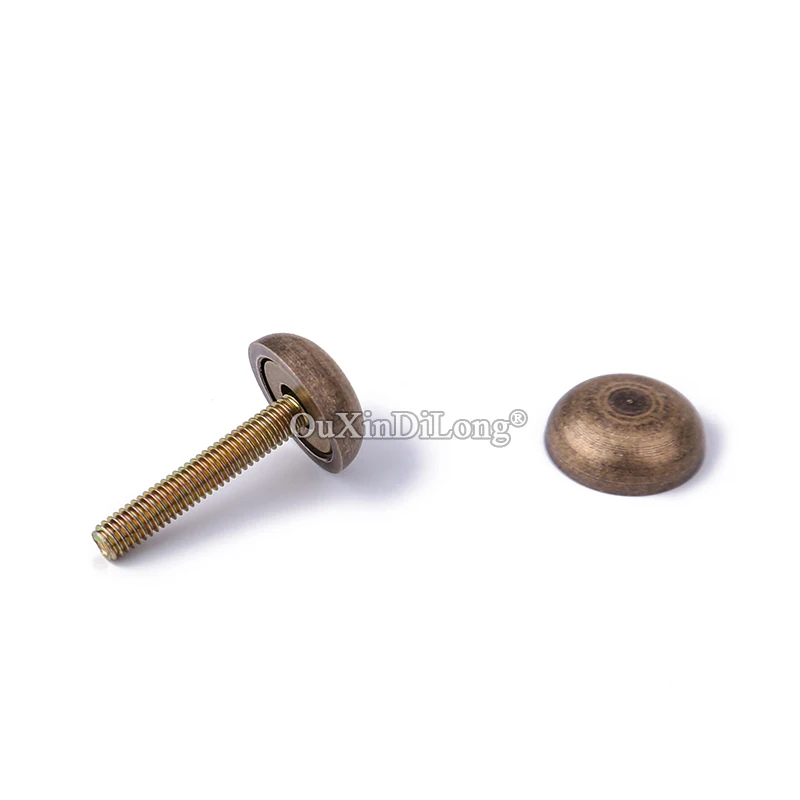 الرجعية خمر 40 قطعة النحاس النقي الإعلان الأظافر الاكريليك الزجاج مرآة الأظافر السحابات مسامير غطاء الزخرفية قبعات #4