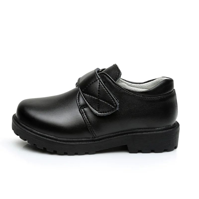 Children leather shoes boys real cowhide black shoes primary and middle school students performance etiquette shoes