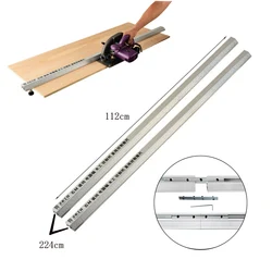 DIY Electric Circular Saw Cutting Machine Guide Foot Ruler Guide 3in 1 45 Degrees Chamfer Fixture Angle Cutting Helper Tool