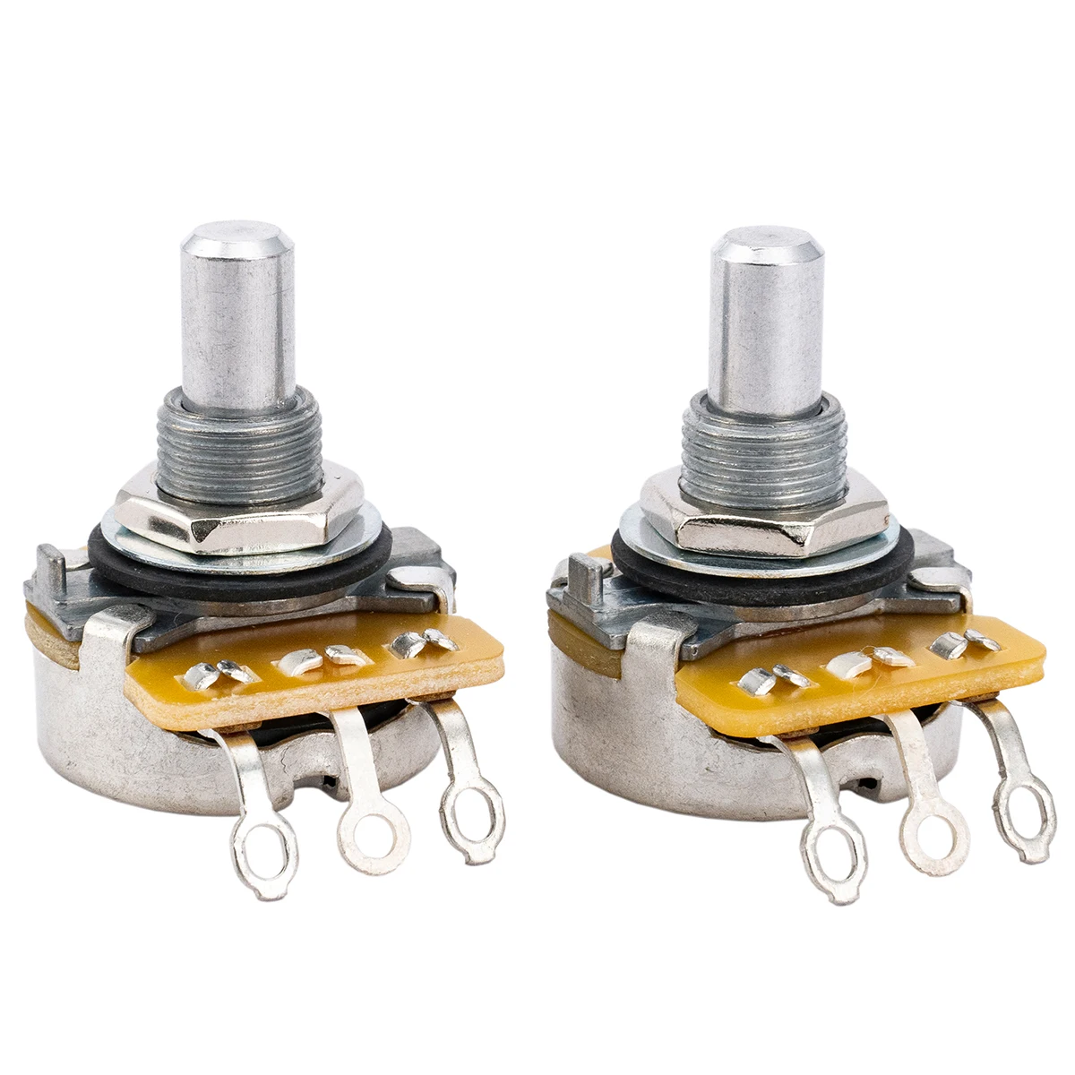 CTS 450 Series A250K Solid Shaft Guitar Pots Audio Taper Potentiometer for USA Electric Guitar and Bass, 10% Tolerance(Set of 2)