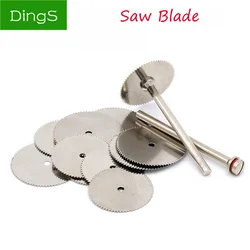 20pcs/Set 22/25/32mm Circular Saw Blade Woodworking Cutting Discs Drill For Rotary Tools Metal Cutter Power Tool Mandrel Set