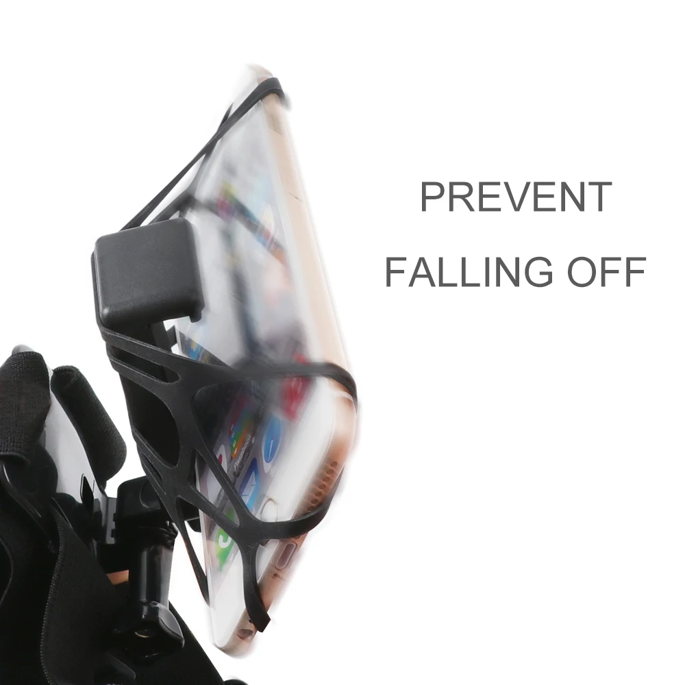 Outdoor testa della fascia Holder Per Il Telefono Cellulare a Harness Strap Mount Cintura Treppiede Macchina Fotografica Della Clip Del Supporto per il posto GOPRO xiaoyi iPhone x