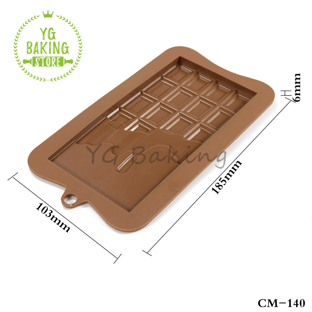 Dorica New Arrival Chocolate Chunks Pattern Silicone Mold Diy Craft Dessert Cake Mould Kitchen Accessories Bakeware