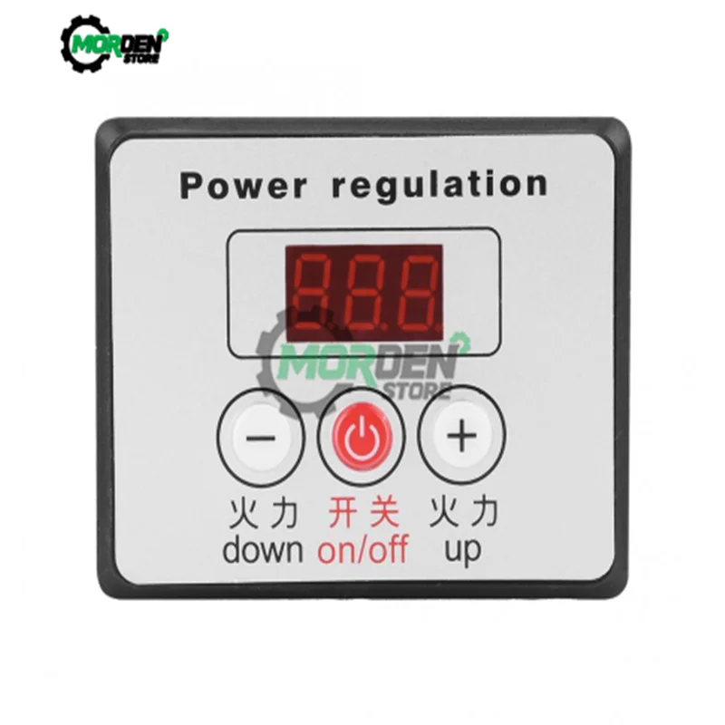 10000W AC 220V Power Regulator SCR Voltage Regulator Dimmer Electric Motor Speed Controller Thermostat With Swith