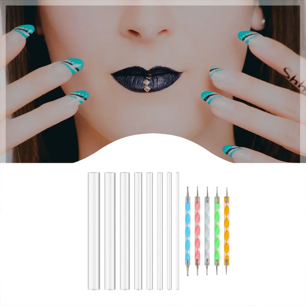 مجموعة أدوات التنقيط ماندالا ، مجموعة أقلام ، استنسل كرة ماندالا ، صينية طلاء بالحجارة ، التلوين ، الرسم ، 13 قطعة