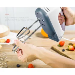 Multifunctional 7 Speed Mini Mixer Electric Food Blender Handheld Mixer Egg Beater Automatic Cream Food Cake Baking Dough Stir