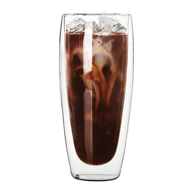 Borosilicate Walled Coffee/Tea/beverages Glasses Cup Shot Glass - Double Wall Insulated Latte Glass Espresso Coffee Mugs