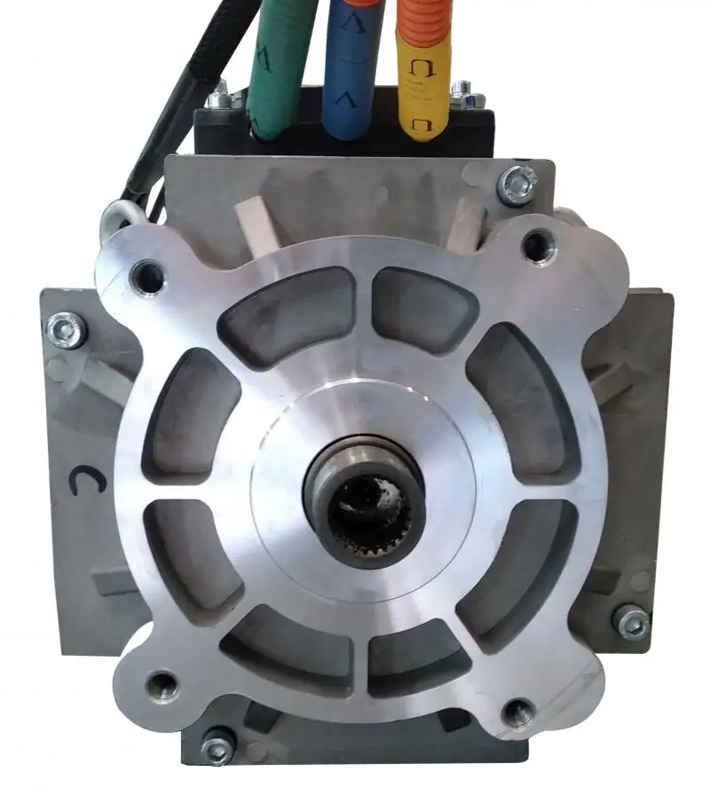 High-power 25KW AC motor, battery car, electric car parts, central motor modification kit