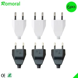 4.0mm EU Male Female Butt VDE Power Cord Plug Power socket Europ EU plug Light-fixture 2 core Connection Plug.