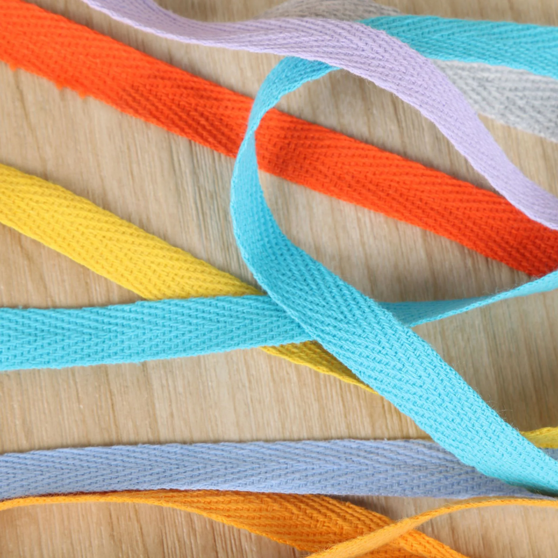 Colourful 10mm 20mm Cotton Ribbon Webbing Herring Bonebinding Tape Lace Trimming for Packing Accessories DIY 5meter