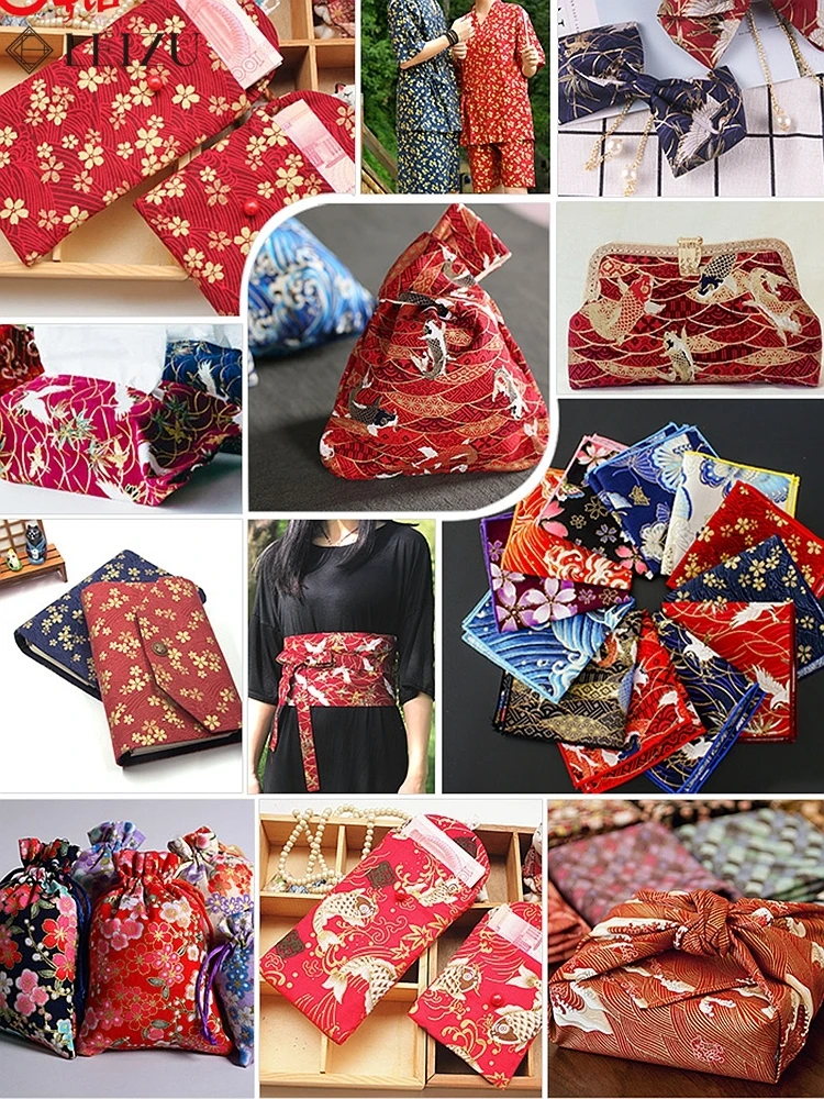 20x25cm 5 Pcs/Lot Japanese Cotton Fabrics Quilting Fabric For Diy Patchwork Needle Arts TJ0361