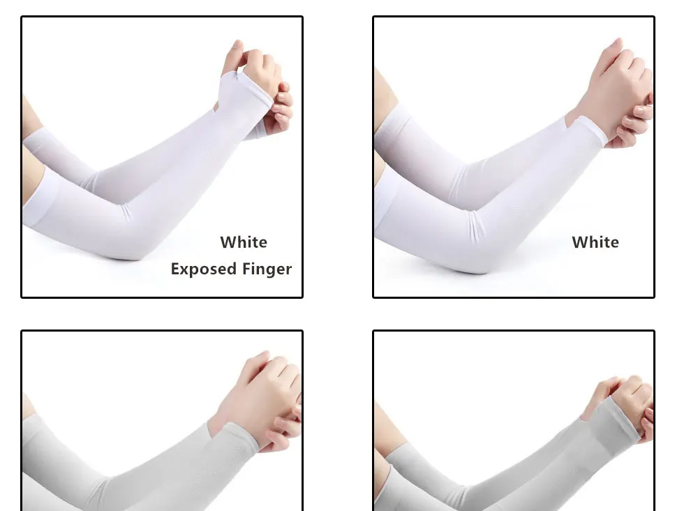 Armstulpen Wärmerschoner Sport-Ärmel Sonnenschutz UV-Schutz Handabdeckung Kühlende Wärmer für Laufen Basketball Radfahren Ski Mangas Para Brazo – Detail 7