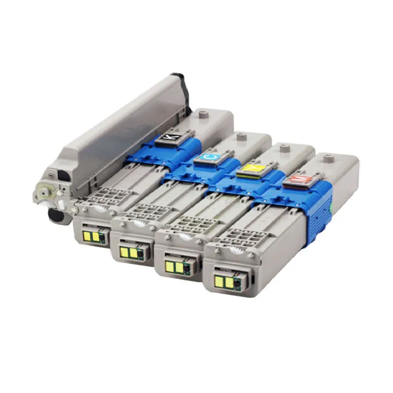 Imagem -02 - Cartucho de Toner Compatível para Oki C332 C332dn Mc363 Mc363dn C332 Mc363 dn dn Chips de Reconjunto 46508712 46508711 46508710 46508709 4x