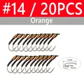 20PCS Orange Sz 14
