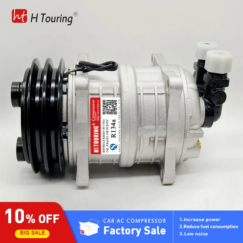 CAR AC Compressor for  TM15 10355011 48845011 2521152 With Two Grooves Pulley 12V/24V