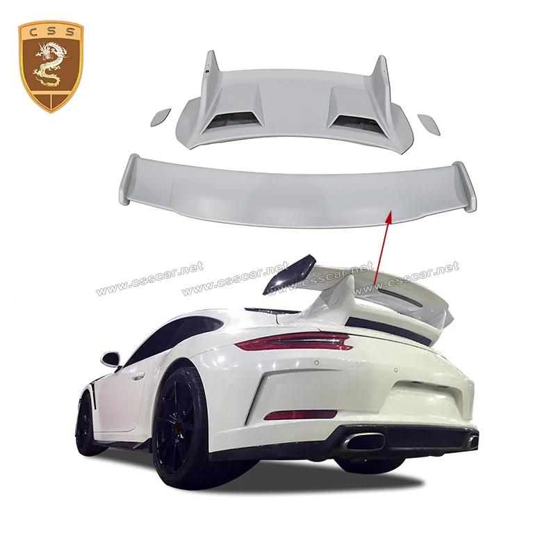 

CSSCAR Real Carbon Fiber Rear Wing For Porsche-911 991.2 Upgrade Gt3 Style FRP Spray Paint Car High Tail Wing Trunk Spoiler Kits