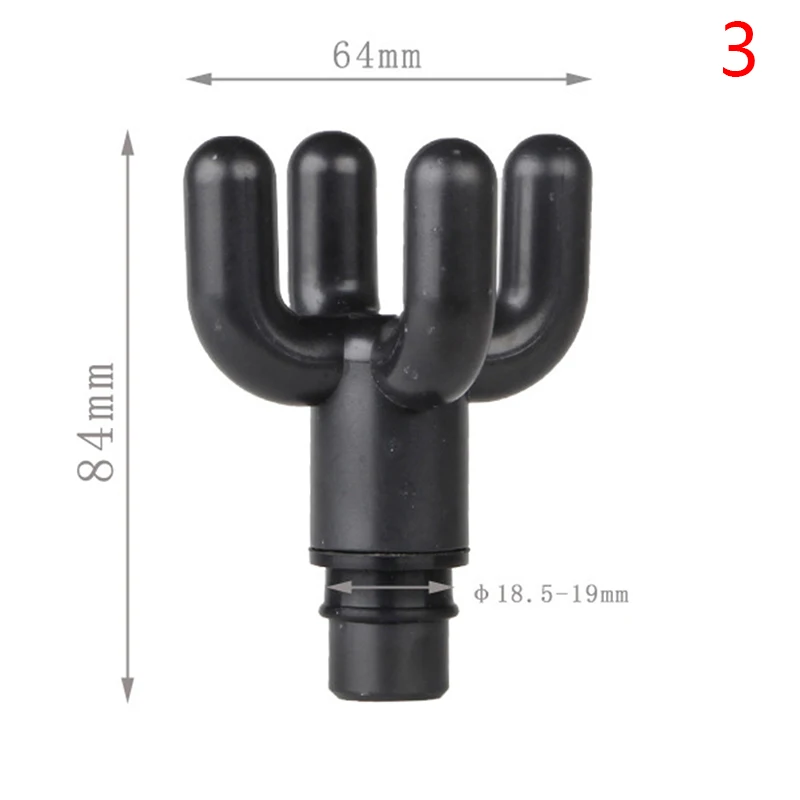 Universal Fascia Gun Massage Kopf Körper Entspannung Fascia Massager Gun Ersatz Kopf Silikon Massage Kopf Set – Detail 15