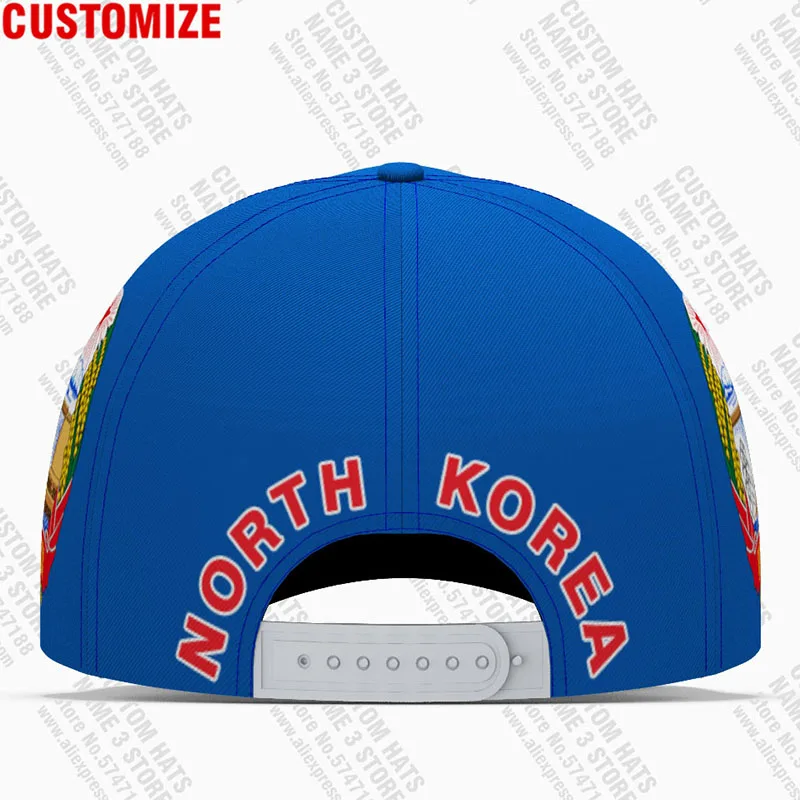 North Korea Baseball Caps Free 3d Custom Made Name Number Team Logo Kp Hats Prk Country Travel Korean Nation Dprk Flags Headgear