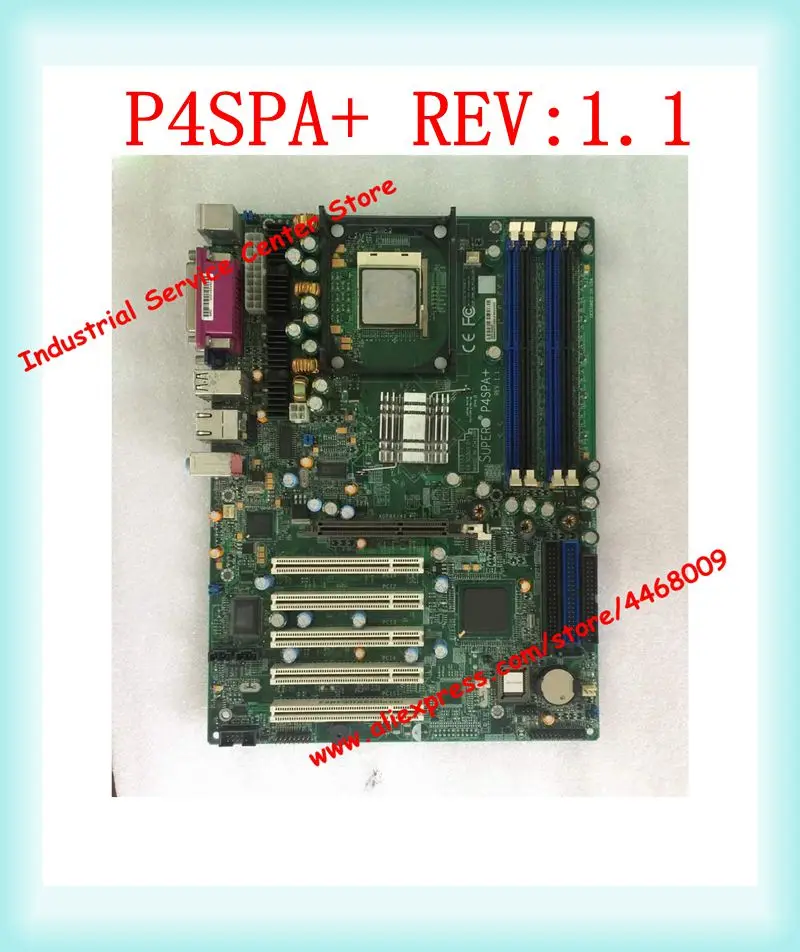 

P4SPA + 865G REV: 1,1 промышленное оборудование 478 P4SPA