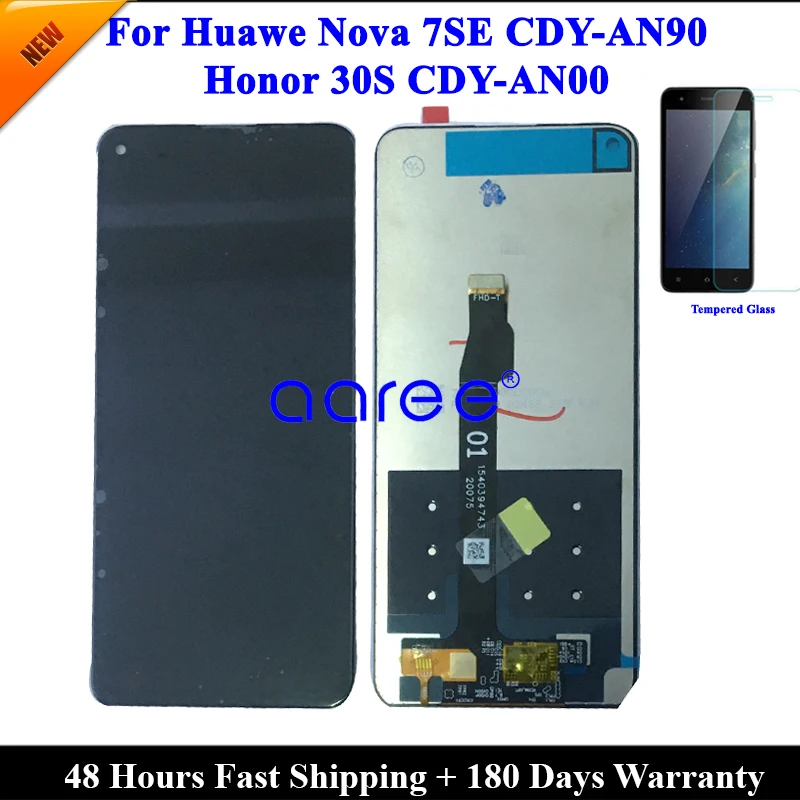 LCD Display For Huawei Nova 7 SE  LCD For Huawei Honor 30S CDY-AN90 Display LCD Screen Touch Digitizer Assembly