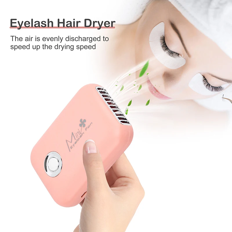 Mini USB Wimpern Fan Trockner Mobile Mini Fan Luft Gebläse Wimpern Klimaanlage Gebläse Kleber Schnell Trocken Wimpern Mascara Trockner Make-Up Fan