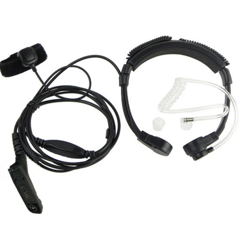 Throat Mic Earpiece Microphone for Motorola, APX6000, Xir, P8268, P8200, MTP850S, DP3600, APX7000, DGP8550, DP3400, DP3401