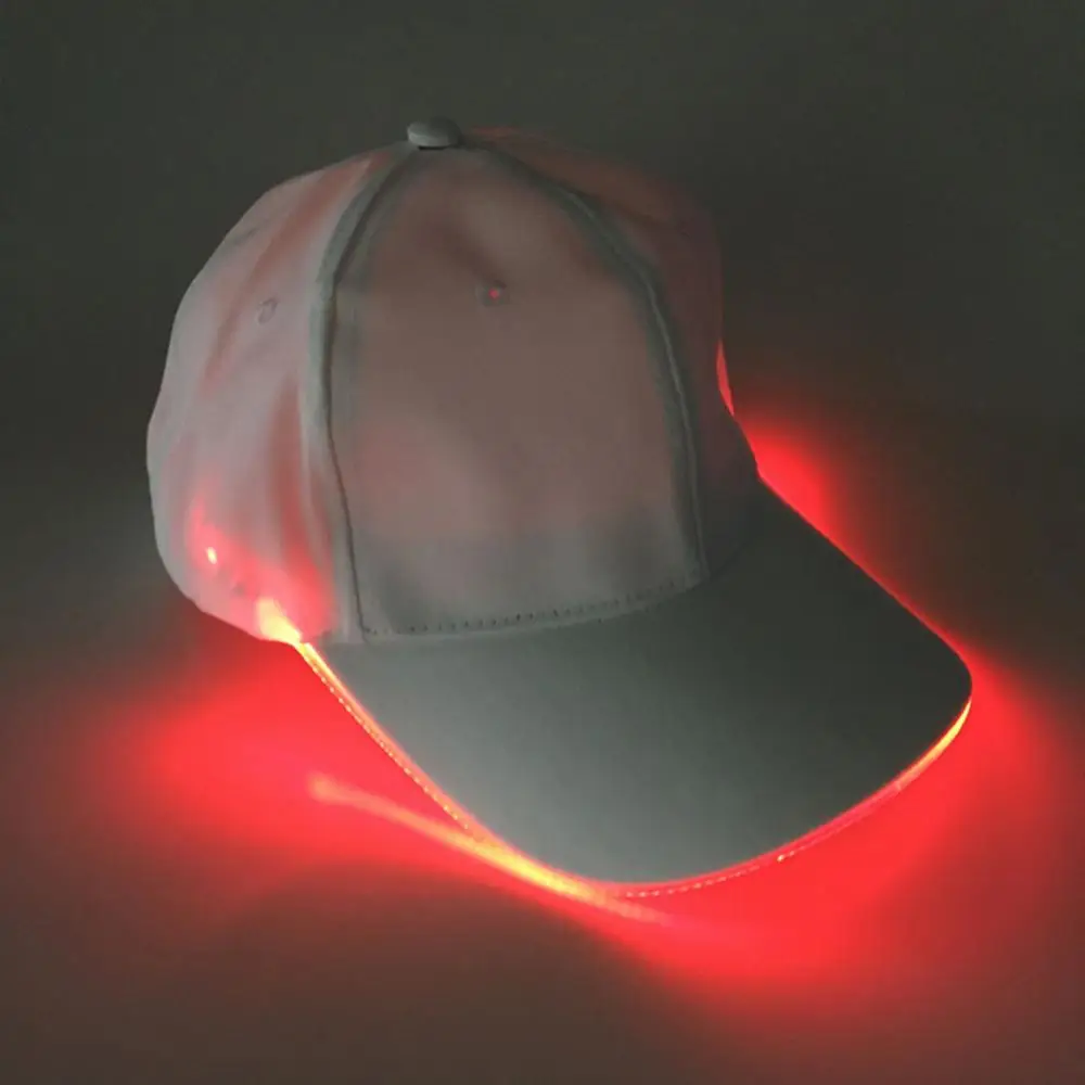 Fashion Unisex Hat LED Luminous Baseball Hat Christmas Party Peaked Cap Sports Caps in Summer Women Men Hat