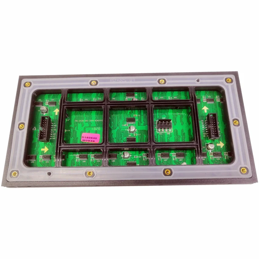 LED Display Panel Outdoor P8 SMD RGB Full Color HUB75 256*128Mm 32*16Pixel Tinggi Kecerahan matrix LED Modul