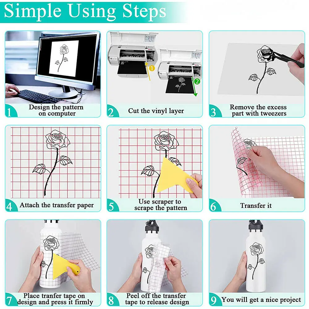 Permanent Adhesive Vinyl Sheet 12\