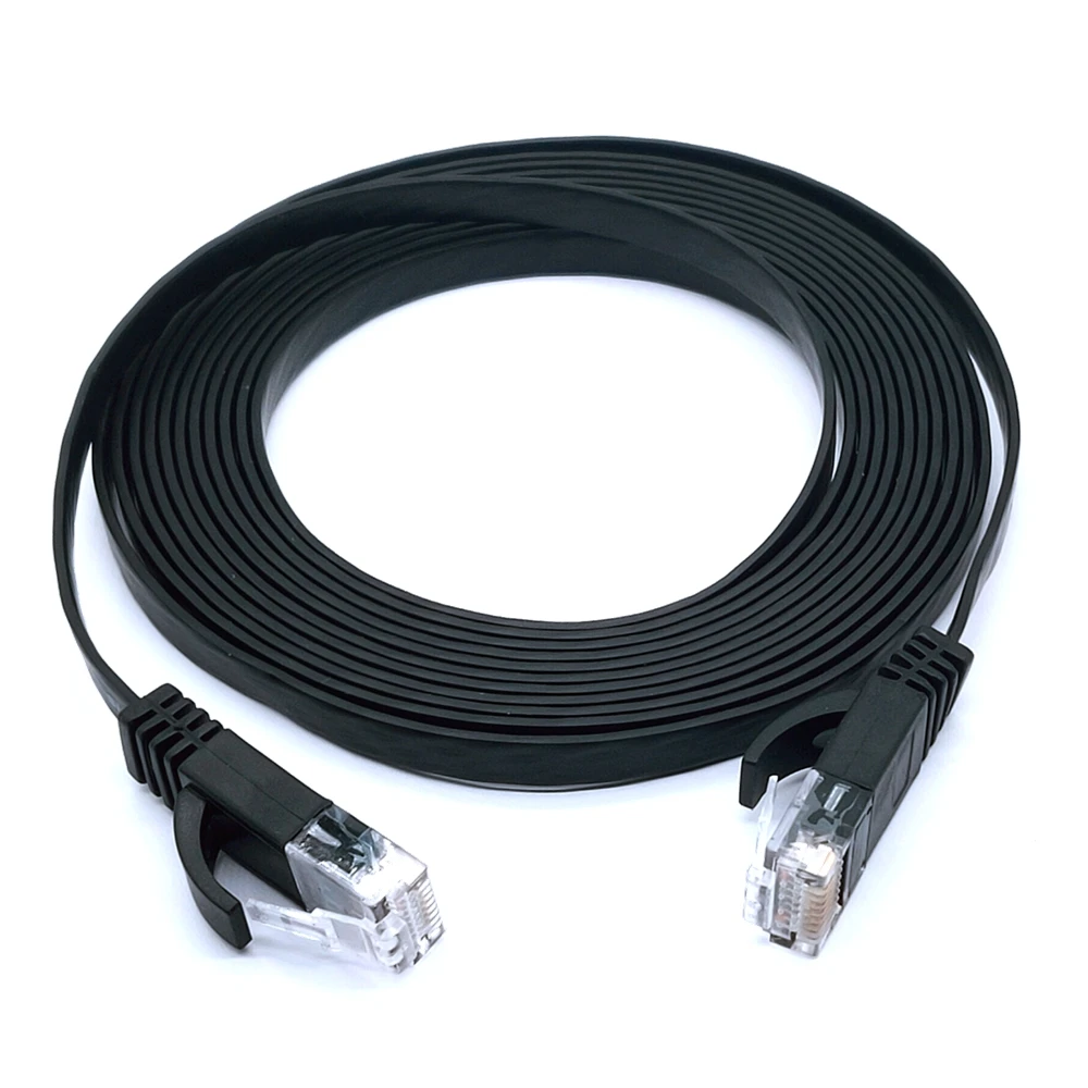 Cabo de remendo ultra magro do cabo de rede rj45 utp de cat6a dos ethernet cat6 cabos de lan de 90 graus para o cabo de rede rj45 do roteador do portátil