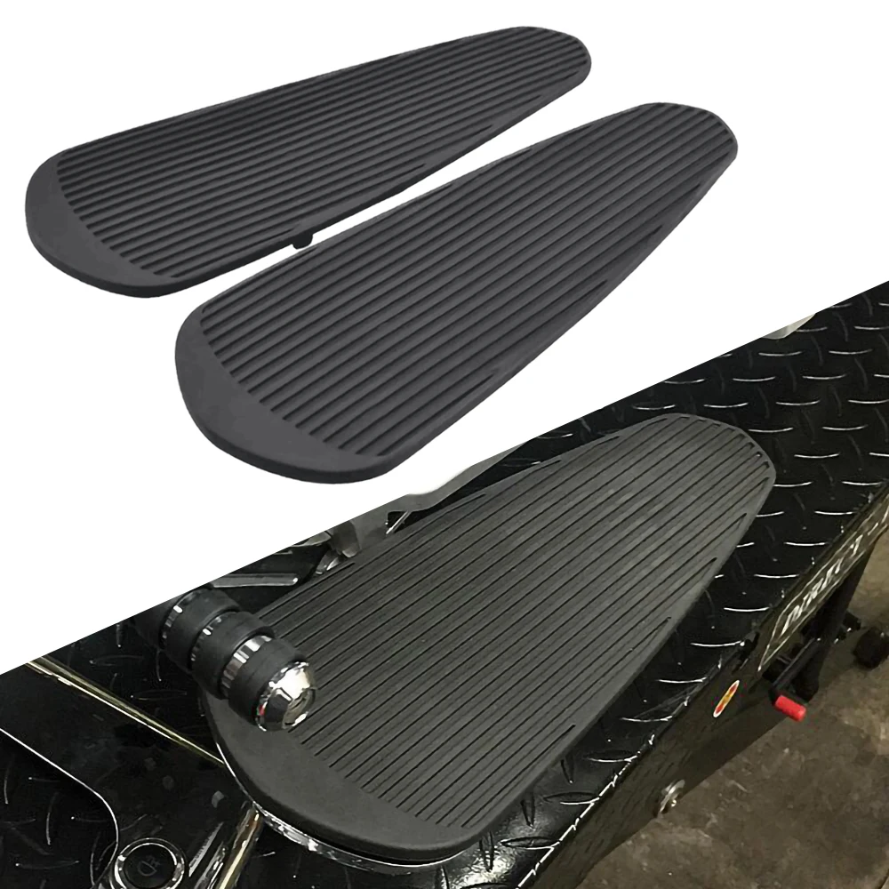 Motorcycle Floorboards Footrest Pads Black Foot Pegs Pedal For Indian Chief Chieftain Roadmaster Classic Springfield 14-19