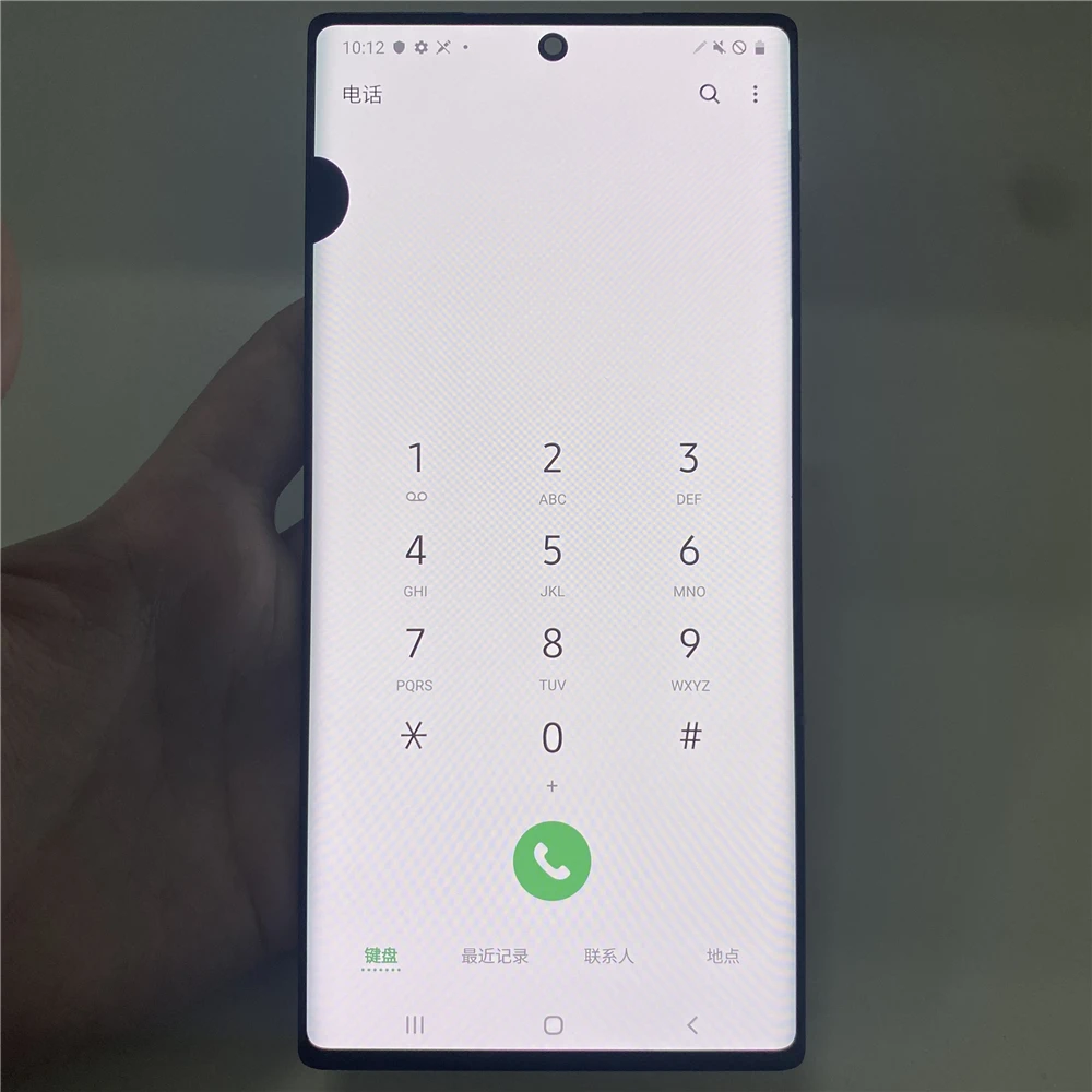 واحد بيع عيب نقطة خط LCD لسامسونج نوت 10 + LCD N975F نوت 10 زائد شاشة الكريستال السائل محول الأرقام بشاشة تعمل بلمس لا الإطار #6