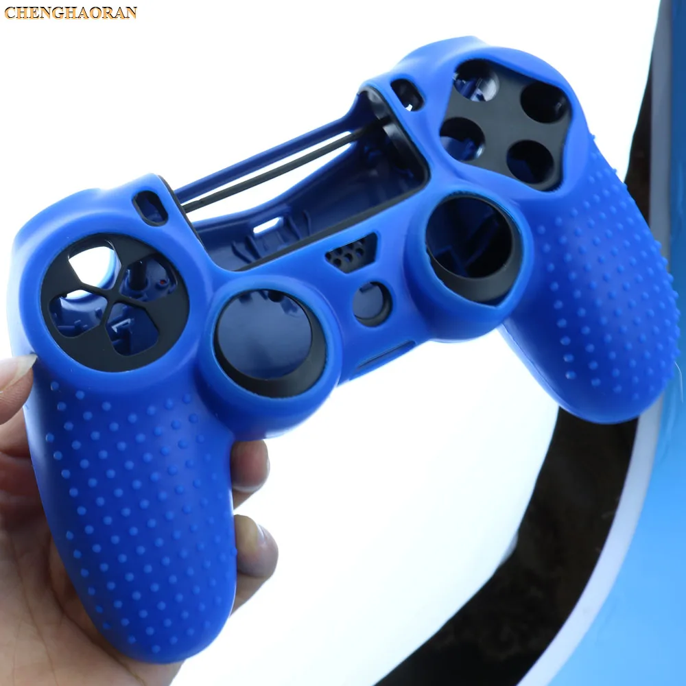 8 colori all'ingrosso 10 pz/lotto antiscivolo morbido Silicone Joystick custodia mimetica per PS4 PRO slim JDS 030 040 050 055 Controller