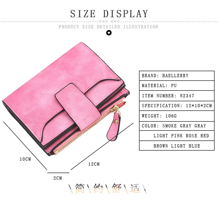 Personalisierte Damen-Geldbörse aus Leder mit Namen, Geburtsblumen-Design, Schlüsselverschluss, schmalem Münzfach und Kartenhaltern – Detail 7