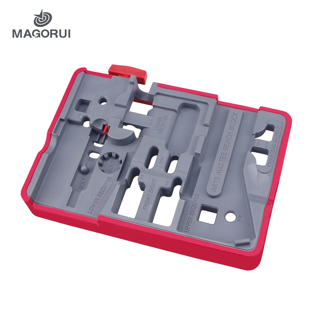 Ultra-Tough Construction Repair Tools Bench With 4 Magnet Sturdy Non-slip Surface AR15 Master Bench Block Maintenance Tool