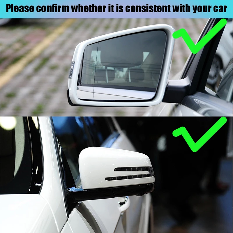 사이드 뷰 후방 윙 열선 좌우 미러 유리, 메르세데스-벤츠 C180 C250 C300 C350 C63AMG GL550 2010-2013