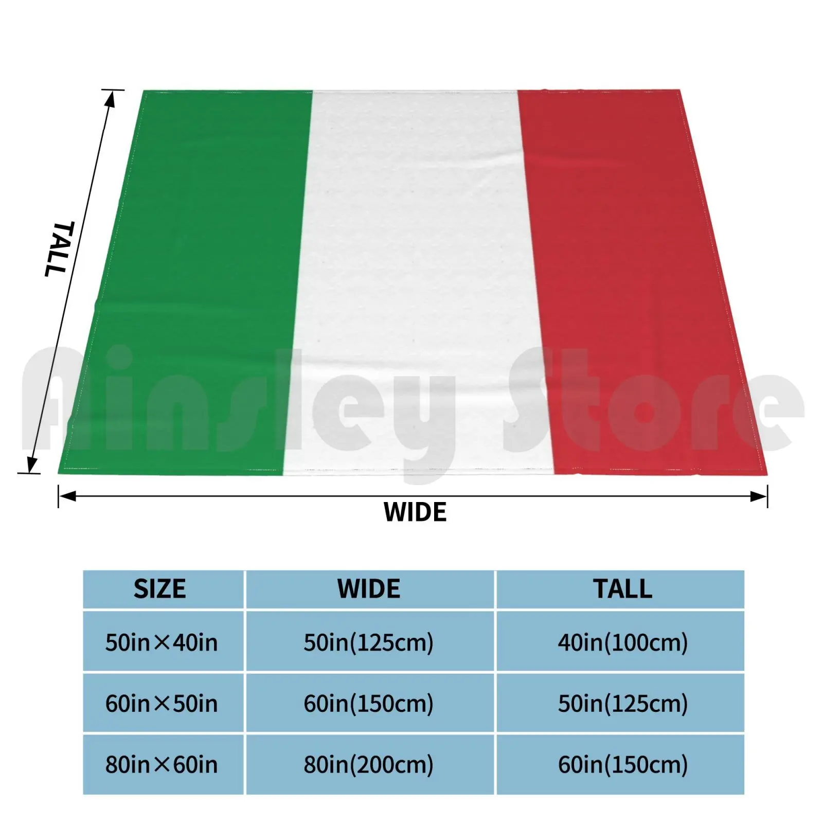 Italy Flag Blanket Fashion Custom Italy Italian Italia Roma Turin Sicily Euro Club Sampdoria