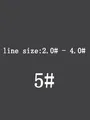 size 5 white 40 pack
