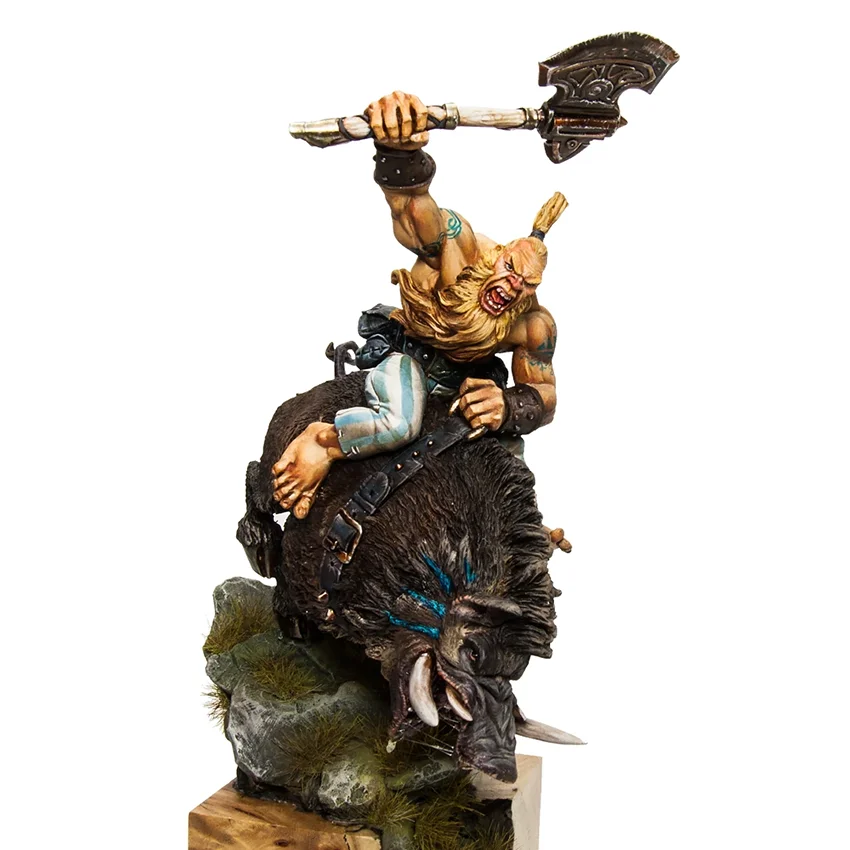 

1/24 ancient fantasy man warrior Resin figure Model kits Miniature gk Unassembly Unpainted