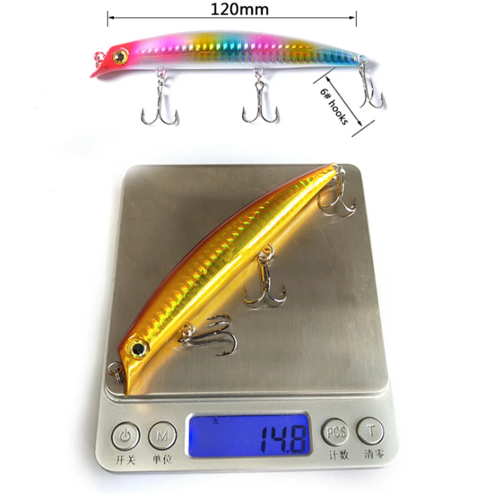 1pcs Popper Fishing Lure 12cm 14.8g Pesca Hooks Artificial Plastic Bass Hard Bait Wobbler Crankbait Trolling Carp Fishing Tackle