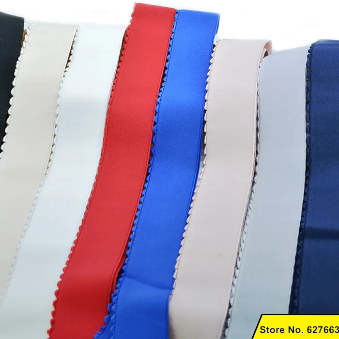 4cm crescent edge double-sided elastic band accessories pants skirt waist panties skin-on belt