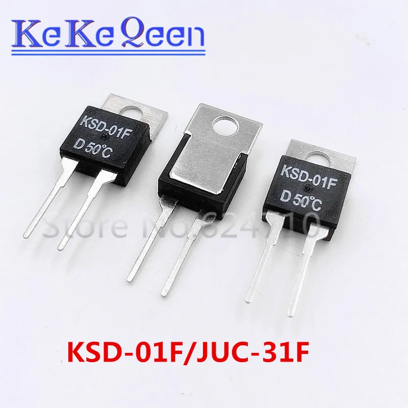 1PCS KSD-01F JUC-31F 0C 5 10 15 20 25 35 Deg NC Normally Closed Normally Open 1.5A Thermal Switch Temperature Sensor Thermostat