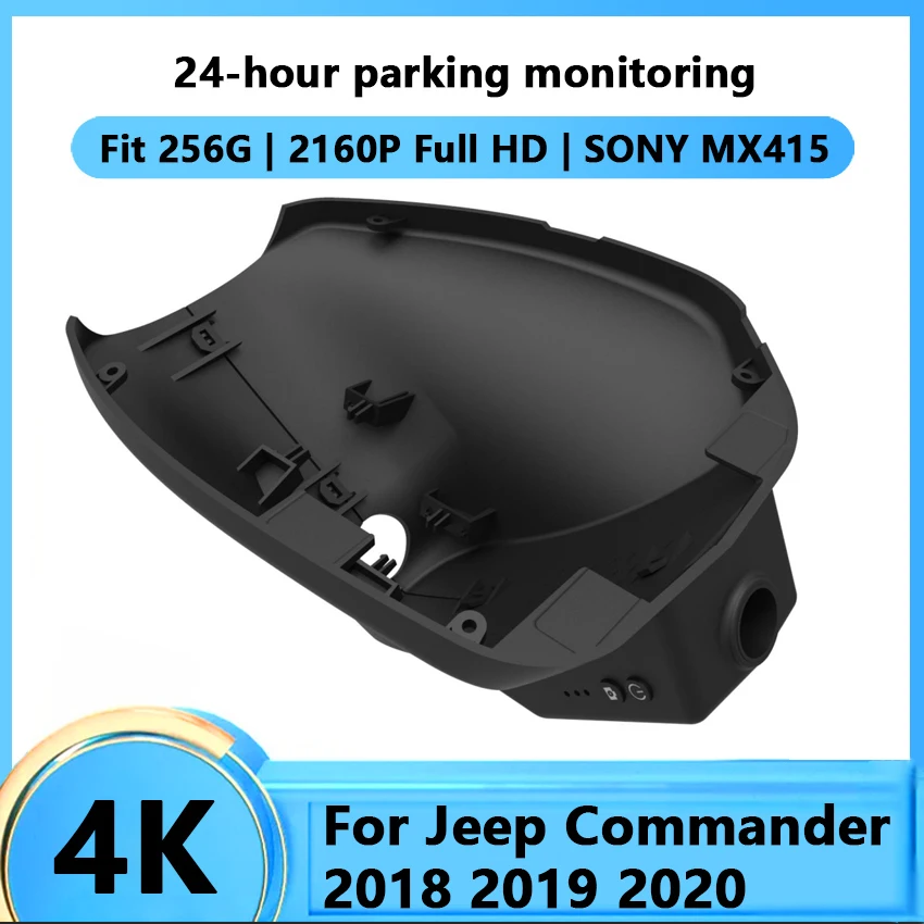 HD 4K 2160P Car DVR Wifi Video Recorder Dash Cam Camera For Jeep Commander 2018 2019 2020 Night vision full hd CCD