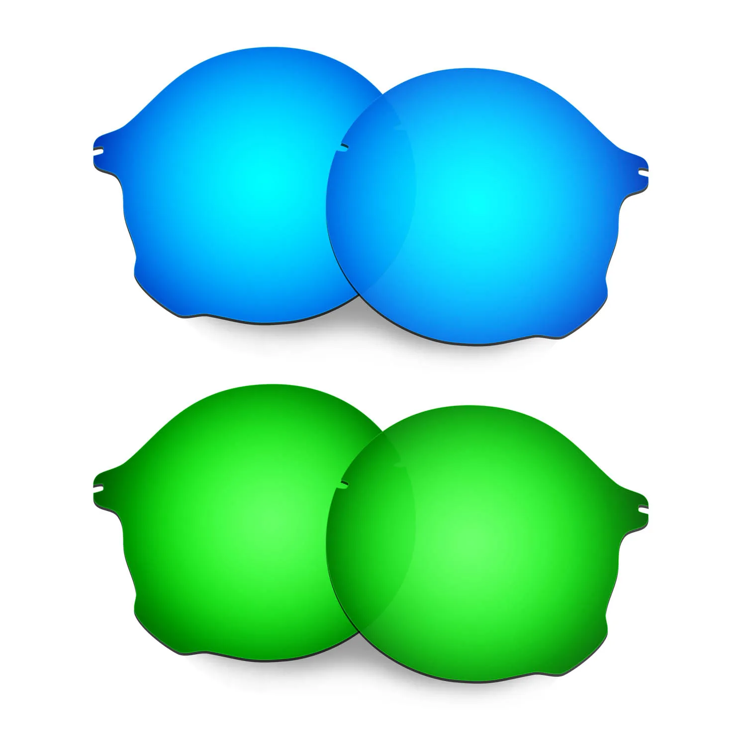 

Поляризованные Сменные линзы HKUCO для очков Tailend, 2 пары, синие и зеленые